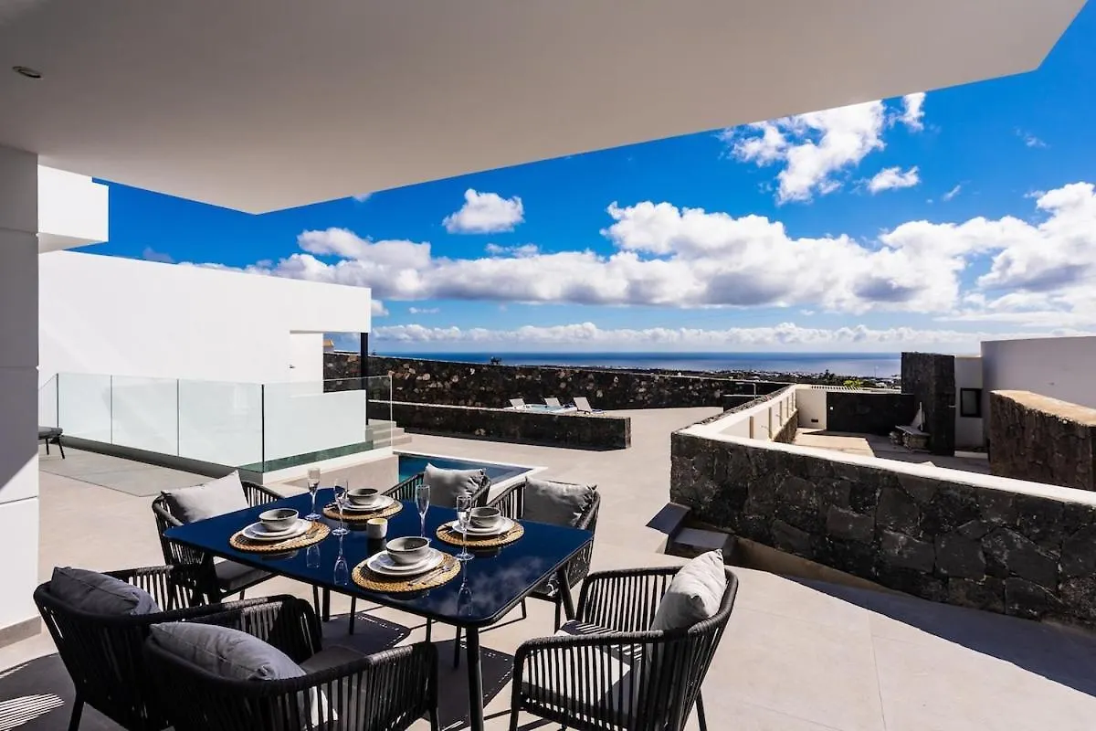 Exclusive 6 Bedrooms Villa In Lanzarote - Ocean & Volcano Views, Private Pool, Jacuzzi & Gym Macher Spain